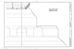 Historic Colonial Williamsburg Octagon brick house printed plans, 2 stories