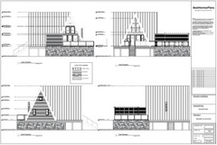 42’x49’ 2 Beds 1 Bath Small A-Frame Cabin Architectural Build Plans PDF Download