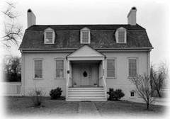 Dutch Colonial stone house, gambrel roof design, PRINTED architectural plans