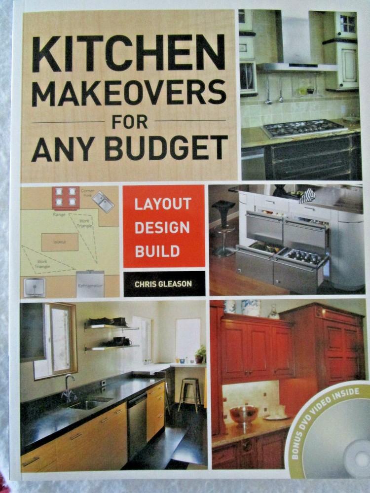 KITCHEN MAKEOVERS How-To Book & DVD. See contents in photos. IDEAS INFORMATION