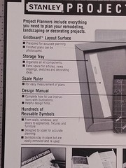 Vintage 1988 Stanley Project Planners Home Designer Kit Layout 1/4 Scale 90-360