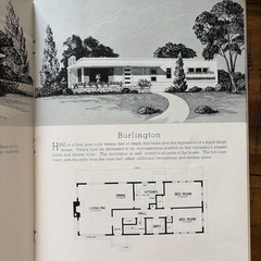 Vintage 1953 MCM Mid Century Home Designs House Plans Practical Homes Catalog