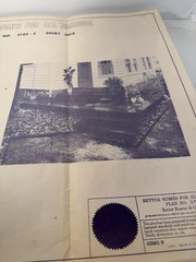 Vintage Blue Prints Lot Of 6 From 1964-68 Swing Book Case Decks Sheds Home/Garde