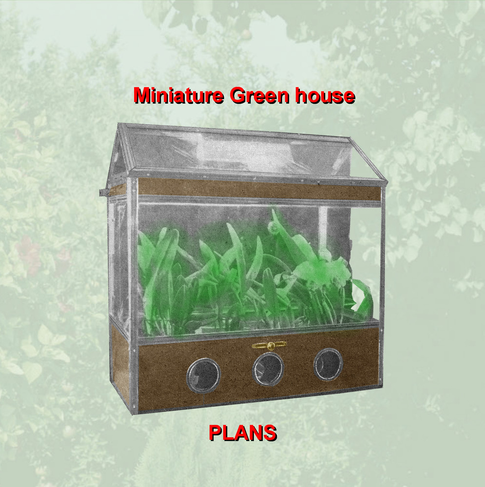 Miniature Greenhouse for Growing Orchids – Building Article + Full Plan Sheet