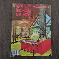 1982 Vintage Contemporary House MCM BEST HOME floor Plans Book SEE INDEX