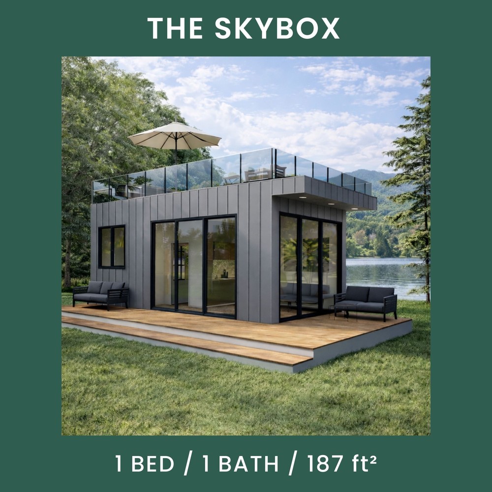 The Skybox Tiny House Blueprint Set (CAD File + Materials List)