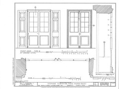 Country Style Southern Plantation home, brick-wood design, porch printed plans