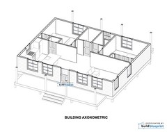 Modern 26′ x 34′ Willow Cabin Architectural Plans – PDF Download
