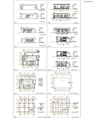 33×43 Feet House Design 10×13 Meter 3 Beds PDF Full Plan (A4 Hard Copy)