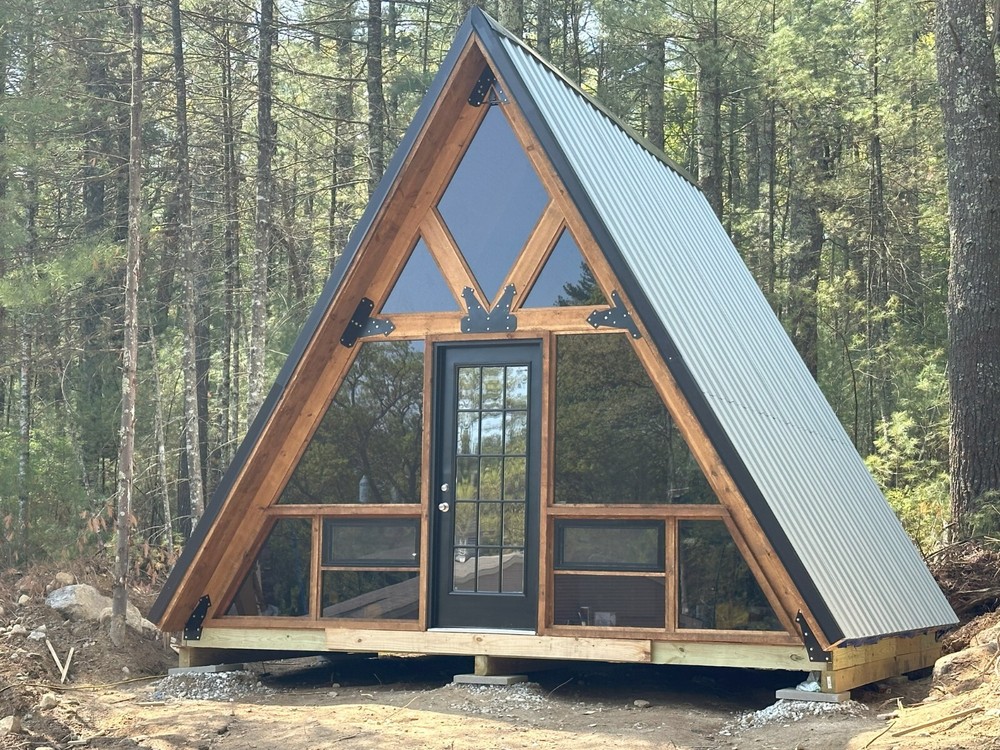 A Frame Plans for a Cabin, Tiny Home, Airbnb, Guest House, He Shed, She Shed