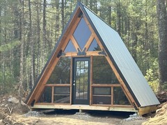 A Frame Plans for a Cabin, Tiny Home, Airbnb, Guest House, He Shed, She Shed