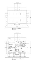 HOUSE PLANS COLONIAL PLANS 2600 SF 3BR-2.5B- COLONIAL PLANS #1804