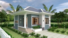 24×24 Feet Small House Plans 7×7 Meter 2 Bedrooms Hip Roof (A4 Hard Copy)