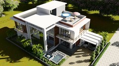 45×63 Modern Home Plan 13.8×19 Meter 3 Bedrooms Full Plans (A4 Hard Copy)