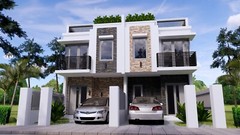 15×54 Feet Home Design Plan 4.5×16 Meter 3 Bed 3 Bath Terrace PDF (A4 Hard Copy)