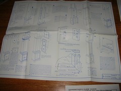 GrandMother’s Clock Kit B2036 Build it Yourself Plans Oak Cherry Walnut Maple