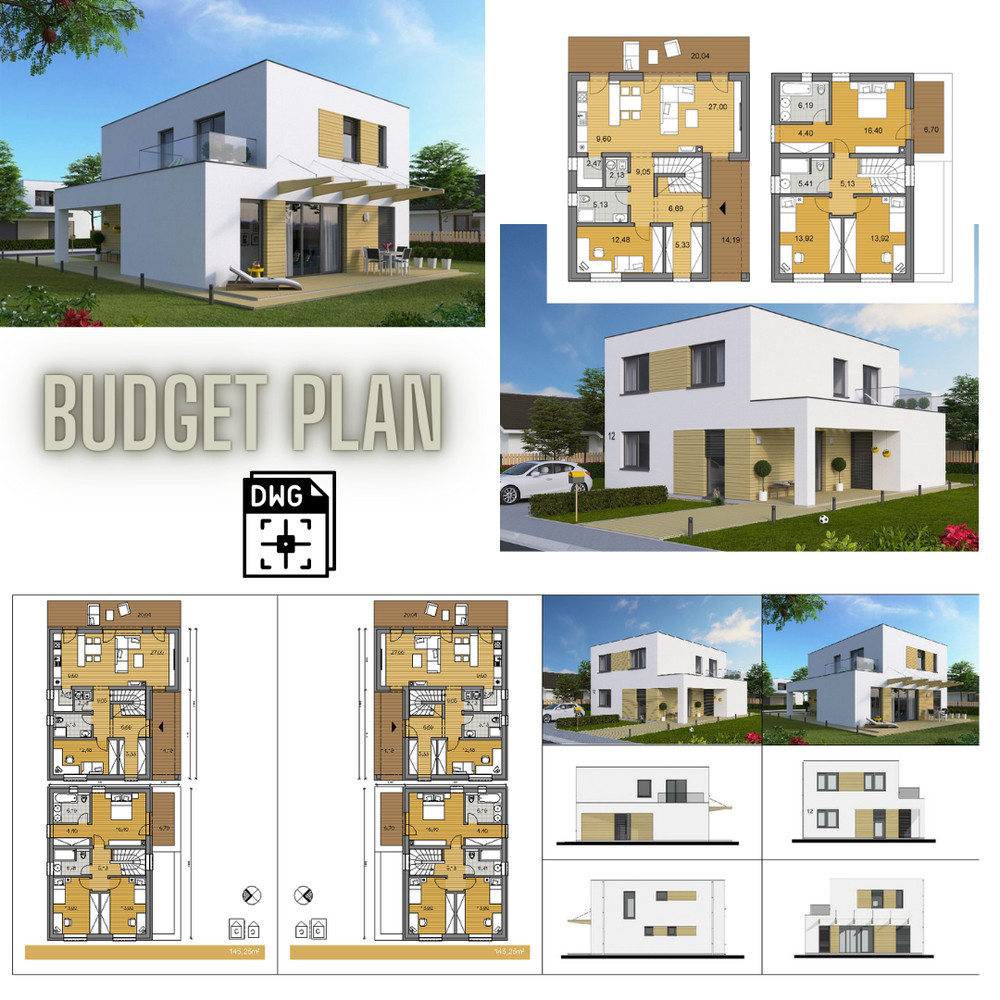Spacious 4-Bedroom Family House Plans – Create Your Urban Expertly Designed