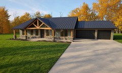2,080 Sqft (Living) Modern Farm House with – 3 Bedrooms and 2 Baths with Garage