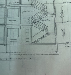 RARE Blueprints of Magnus Farm Historic Farm Rest Home Arlington Heights, IL VTG