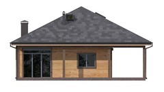 Charming Home 3 Bed, 1 Bath, 729SF Architectural Build Plans PDF Download