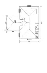 18’x30′ POOL HOUSE CABANA PLANS HIP ROOF 30’X18′ HIP ROOF 17-3018-PH-HIP-1
