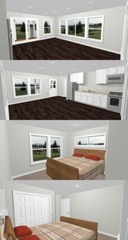 30×20 House — 1 Bedroom 1 Bath — 600 sq ft — PDF Floor Plan — Model 4A