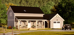 18′ x 32′ Timber Fame Cabin Full Plan Set
