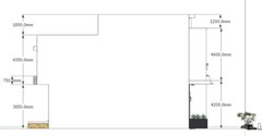 20×40 Feet Narrow House Plan 6×12 Meter 3 Beds 4 Baths Terrace (A4 Hard Copy)