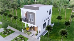 Small House Plan 4×7 M 13×23 Feet 2 Beds PDF Plan PDF Full Plan (A4 Hard Copy)