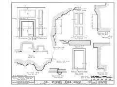 Early Colonial timber framed house, 4 bedrooms, printed architectural plans