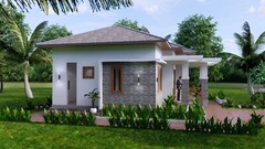 30×30 Custom House Plan 9×9 Meter 3 Beds 2 Baths Hip Roof PDF (A4 Hard Copy)