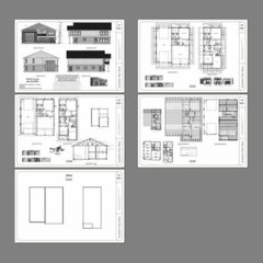 44×48 Apartment with 2-Car 1-RV Garage – PDF FloorPlan – 1,645 sqft – Model 5N