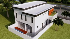 Custom House Plans 10×13.6 Meter 33×45 Feet 3 Beds 4 Baths Slap (A4 Hard Copy)