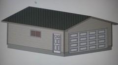 PERMIT READY 20′ X 24′ GARAGE PLANS WITH JOB SITE BLUEPRINTS AND MATERIALS LIST