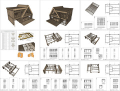 43’x29’ Cozy A-Frame Cabin, 3-Beds, 4 Baths, Garage, 1775SF PDF Download
