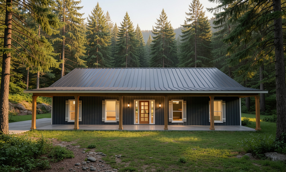 Modern Country Farm House: 1,839 (living) Sqft- 3bed – 2 bath – 2 Car Garage