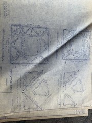 Vintage AT&T Long Lines Tower Blueprints Lot 1960s Flint Steel Lyme CT Original