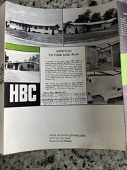 Vintage 1959 Luxury MCM Home Plan Catalog Prices Home Building Contractors KC MO