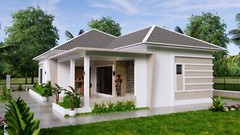49×30 Feet House Design Plan 15×9 Meter with 3 Beds PDF Plan (A4 Hard Copy)