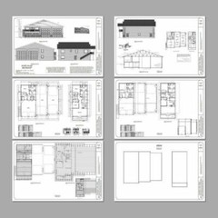 60×50 Apartment with 2-Car 2-RV Garage – PDF FloorPlan – 1,637 sqft – Model 2F