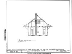 Southern Railroad Station, Montpelier, VA, architectural drawings, large set