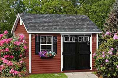 Deluxe Shed Plans 10′ x 12′ Reverse Gable Roof Style Design # D1012G