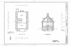 Colonial Williamsburg brick cottage, Traditional Architectural Home Plans