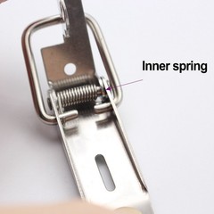High Quality Stainless Steel Spring Loaded Case Box Latch Catch (4PCS)