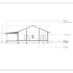 American Style 3 Bedroom House Plans PDF + AutoCAD DWG + 3D Renders
