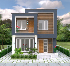 Small House Plan 21×25 Feet 6.5×7.5 Meter 2 Beds 2 Bath Flat Roof (A4 Hard Copy)