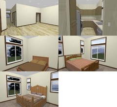 46×30 House — 3 Bedroom 2 Bath — PDF Floor Plan — 1,380 sq ft — Model 4