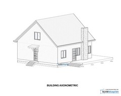 28′ x 28′ Modern Vacation Cabin Architectural Plans 1025SF – PDF Download