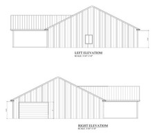 3685 Square Foot, 8 Bed, 5.5 Bath, Loft, 3 Car Garage Barndominium House Plans!