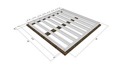 10×10 Lean to Shed Plans (A4 Printed Plans will send to your home)